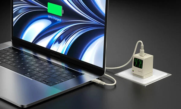 It's fast. Power up your device at 67W max from each of the single USB-C ports.
