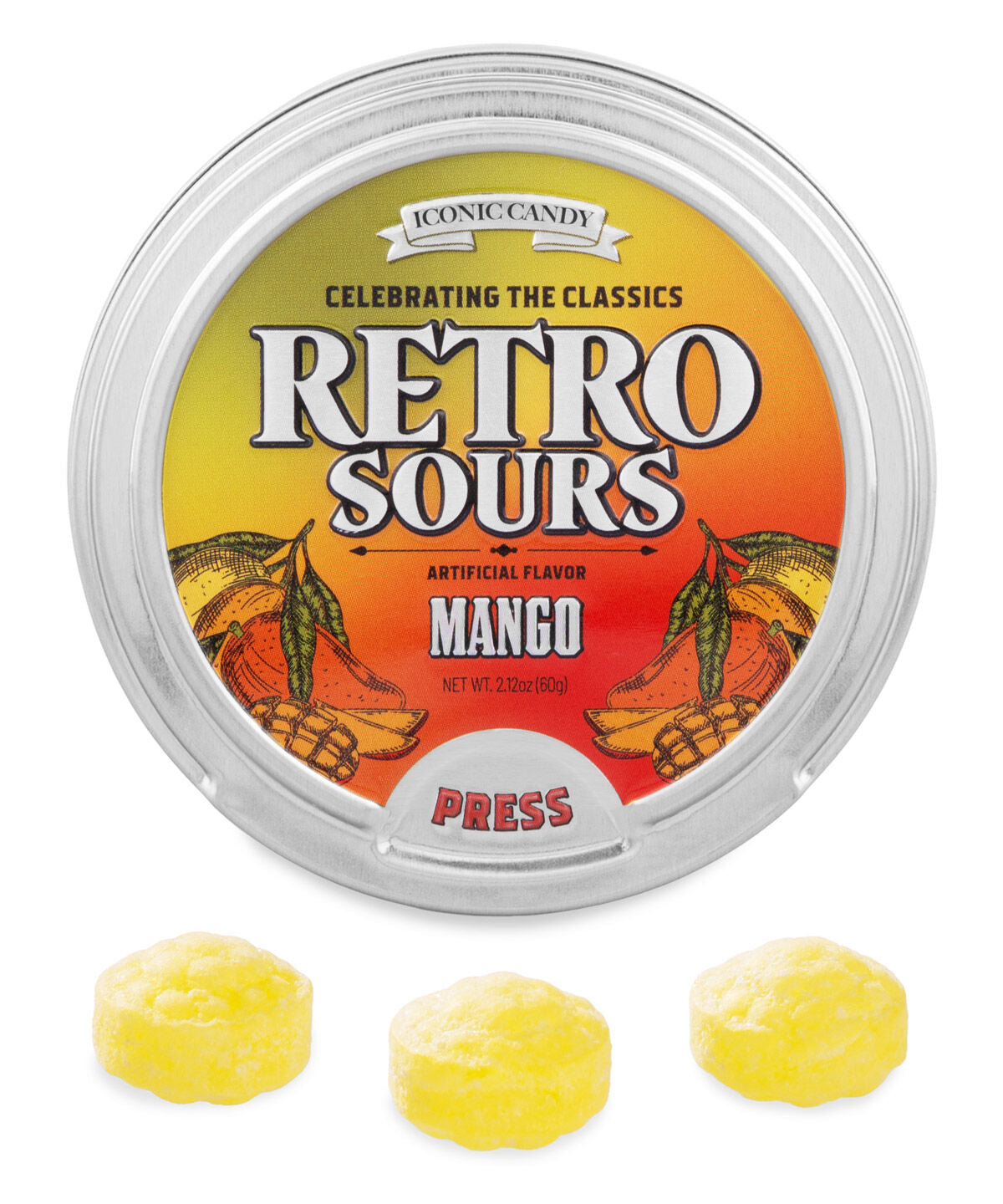 Retro Sours Candy-Mango beauty shot