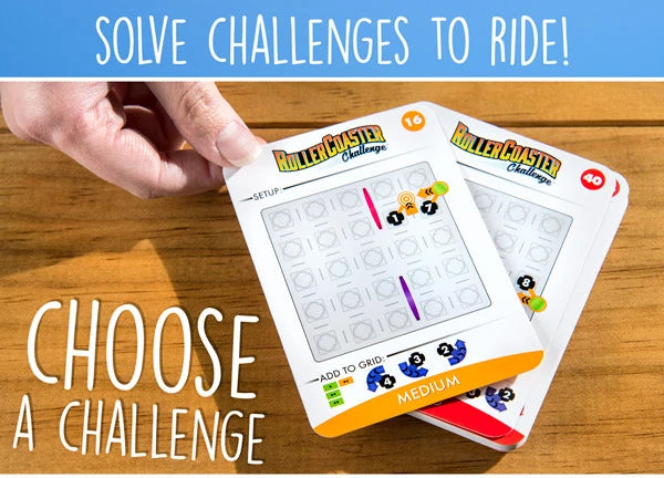 Solve challenges to ride!