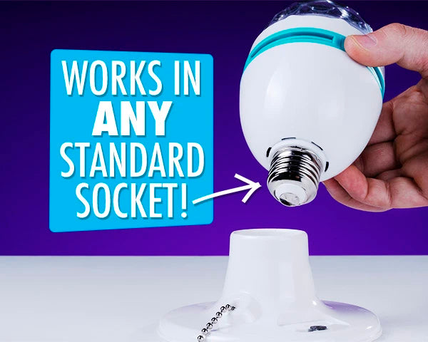 How many rugcutters does it take to screw in a Rotating Disco Light Bulb?