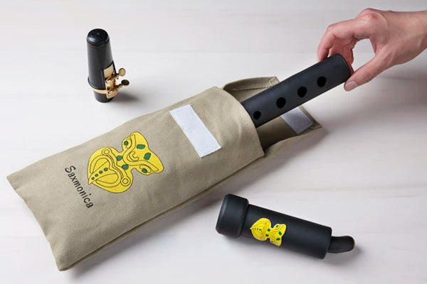 The collapsible design includes a carrying pouch.