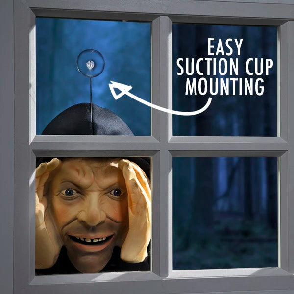 Pull an easy prank with a suction cup mount.