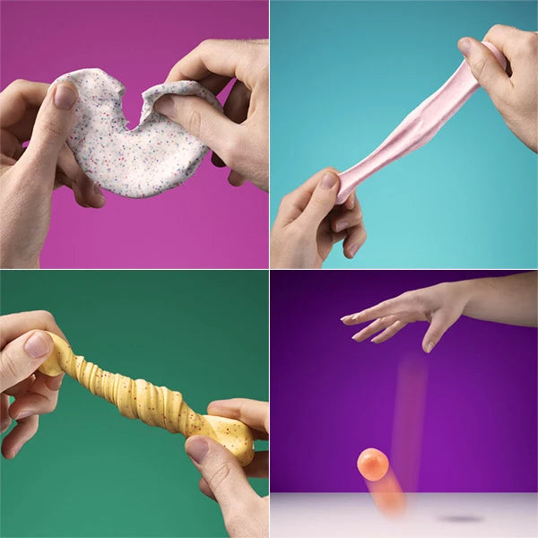 Stretch it, tear it, bounce it, and twist it!