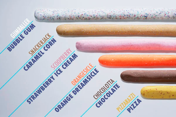 Available in six scrumptious scents!