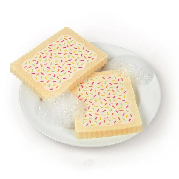 Slop Tarts Sponges expand dramatically when wet.