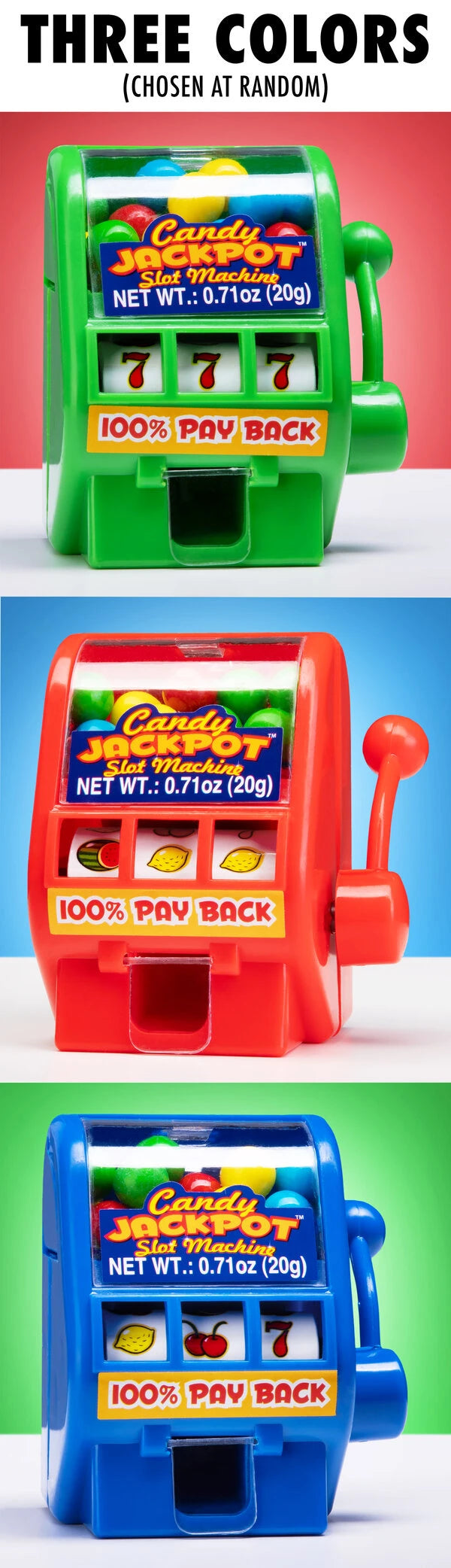 Because we receive this item in an assortment, we must sell it randomly. You'll receive one of the colors pictured.