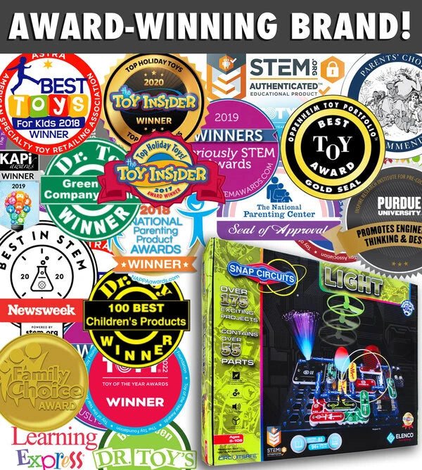 The Snap Circuits brand has won dozens of coveted awards for its innovative approach to learning.