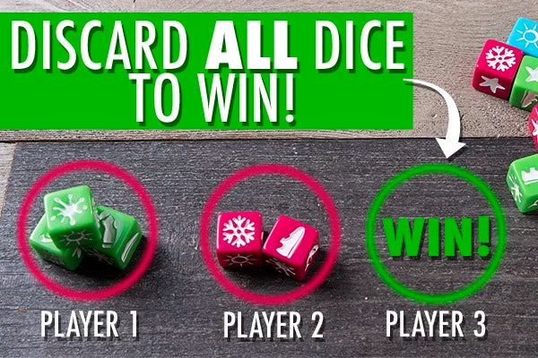 Roll Your Dice; Match & Grab; then eliminate your dice to win!