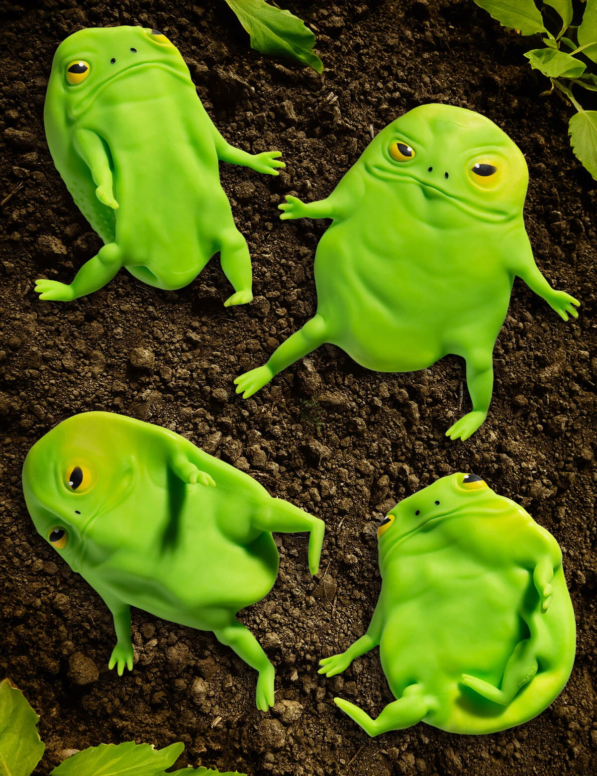 You can throw, squeeze, twist, pull, or drop him to watch him splat!