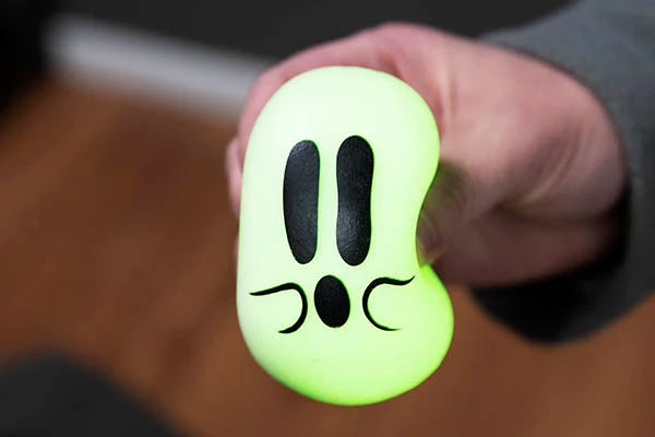 Squish it, throw it, and stick it!