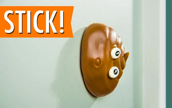 Squish it, throw it, and watch it stick