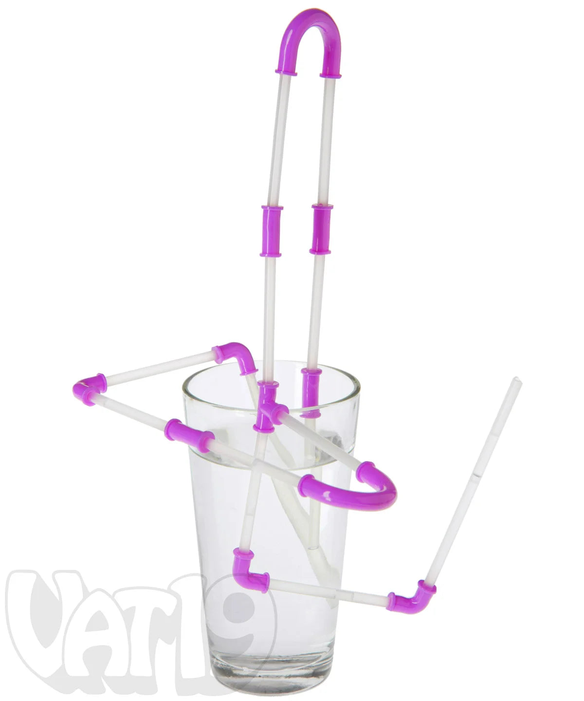 Strawz Connectible Drinking Straws-Violet beauty shot