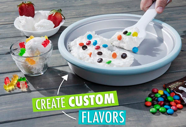 Create and customize your own frozen dessert.