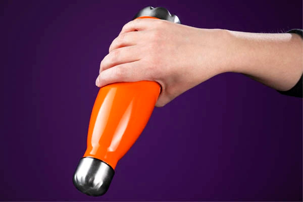 Features a 17 oz. capacity, stainless interior, and leakproof cap.