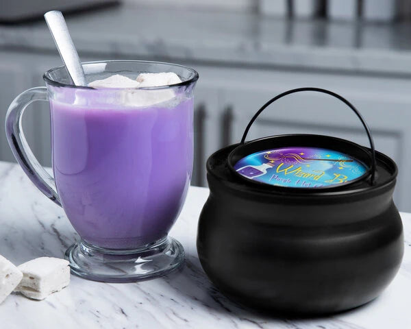 This chocolate-flavored potion turns purple in water!