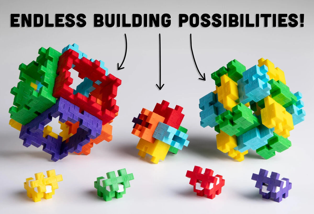 The blocks are made from 100% recycled material, 2% World Peace, and 1% Hopes and Dreams—which we confirmed to be true.