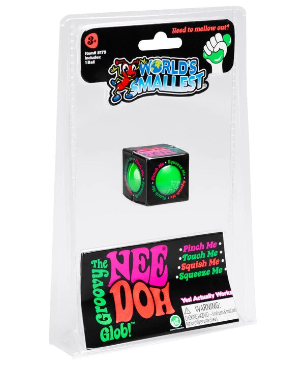 Made with the same high-quality, stress-resistant materials as every other Nee Doh product, this tiny ball can take big punishment.