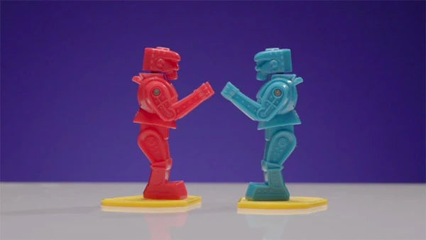 World’s Smallest Rock ’Em Sock ’Em Robots