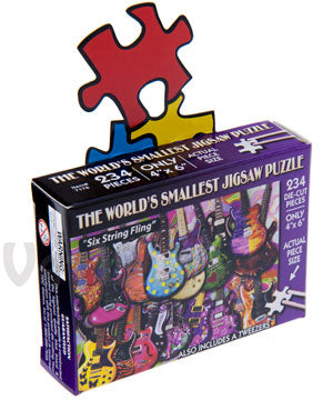 World's Smallest Jigsaw Puzzles-Guitars beauty shot