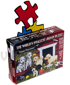 World's Smallest Jigsaw Puzzles-Puppies beauty shot