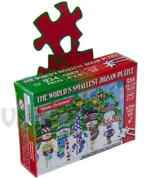 World's Smallest Jigsaw Puzzles-White Christmas beauty shot