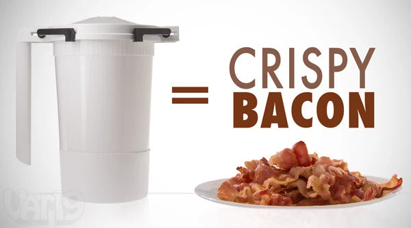 The WowBacon Microwave Cooker makes it quick and easy to cook delicious bacon.