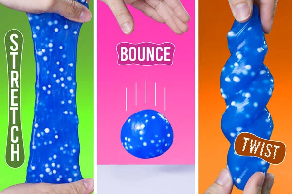 Like all of Crazy Aaron's Thinking Putty, you can stretch it, bounce it, and twist it.