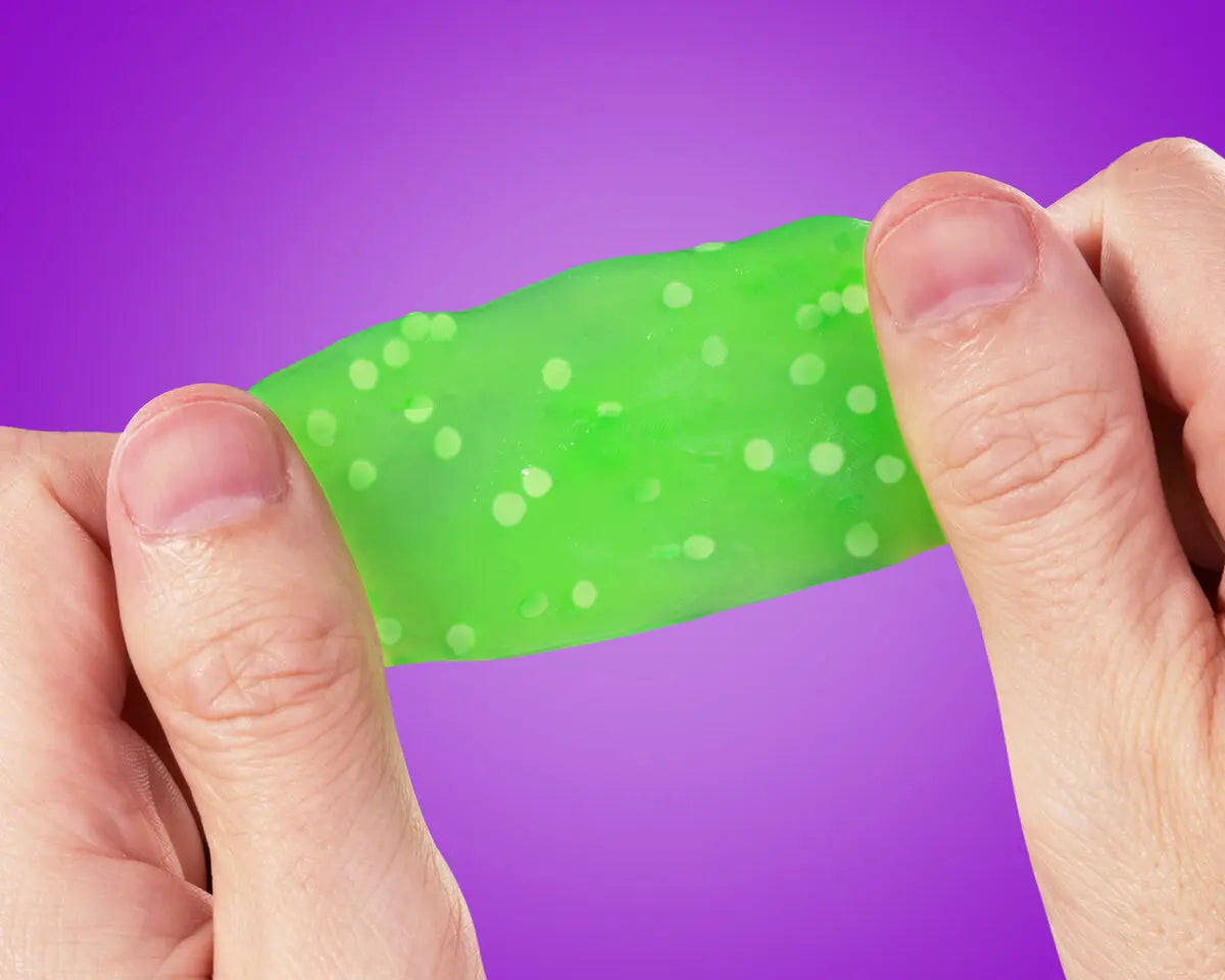 Stretch it, squish it, or bounce it like a live ball.