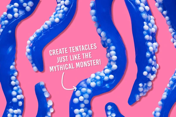 Sculpt Crackle'n Kracken Thinking Putty into mythical monster tentacles!