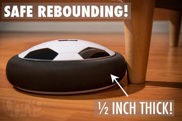 Its substantial foam padding protects both the disc and your furniture.