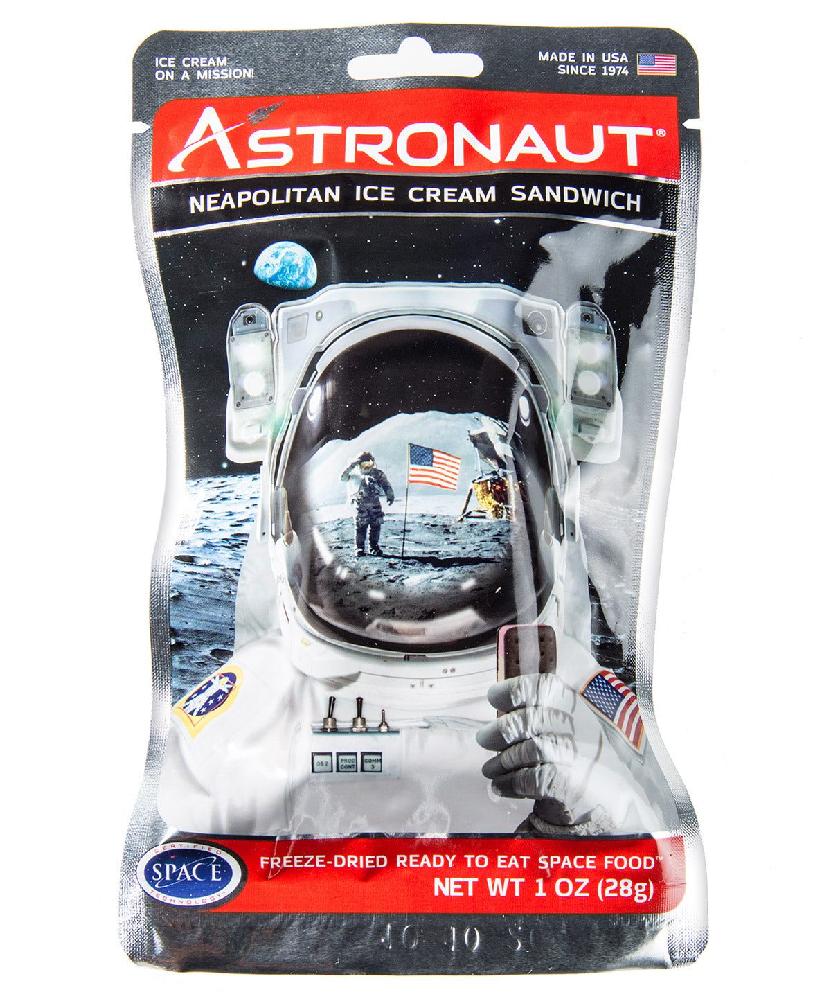 Astronaut Ice Cream-Neapolitan beauty shot