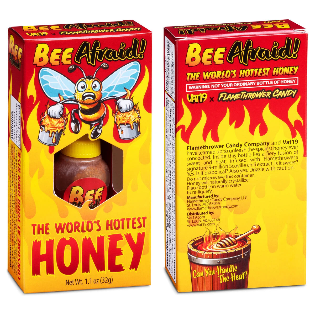 This collaboration with Flamethrower Candy has produced the world's most wickedly spicy bottle of honey.