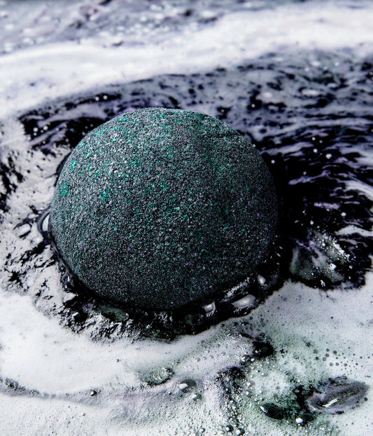 Black Abyss Bath Bomb beauty shot