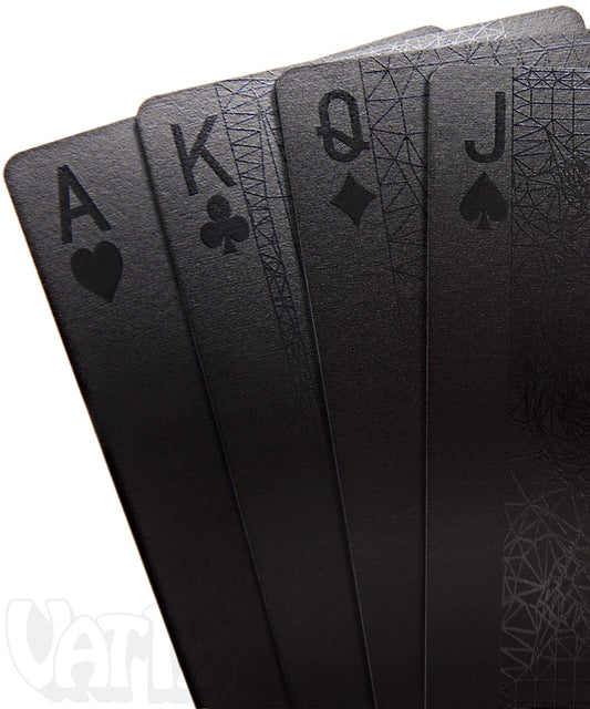 Deck of Black Cards beauty shot