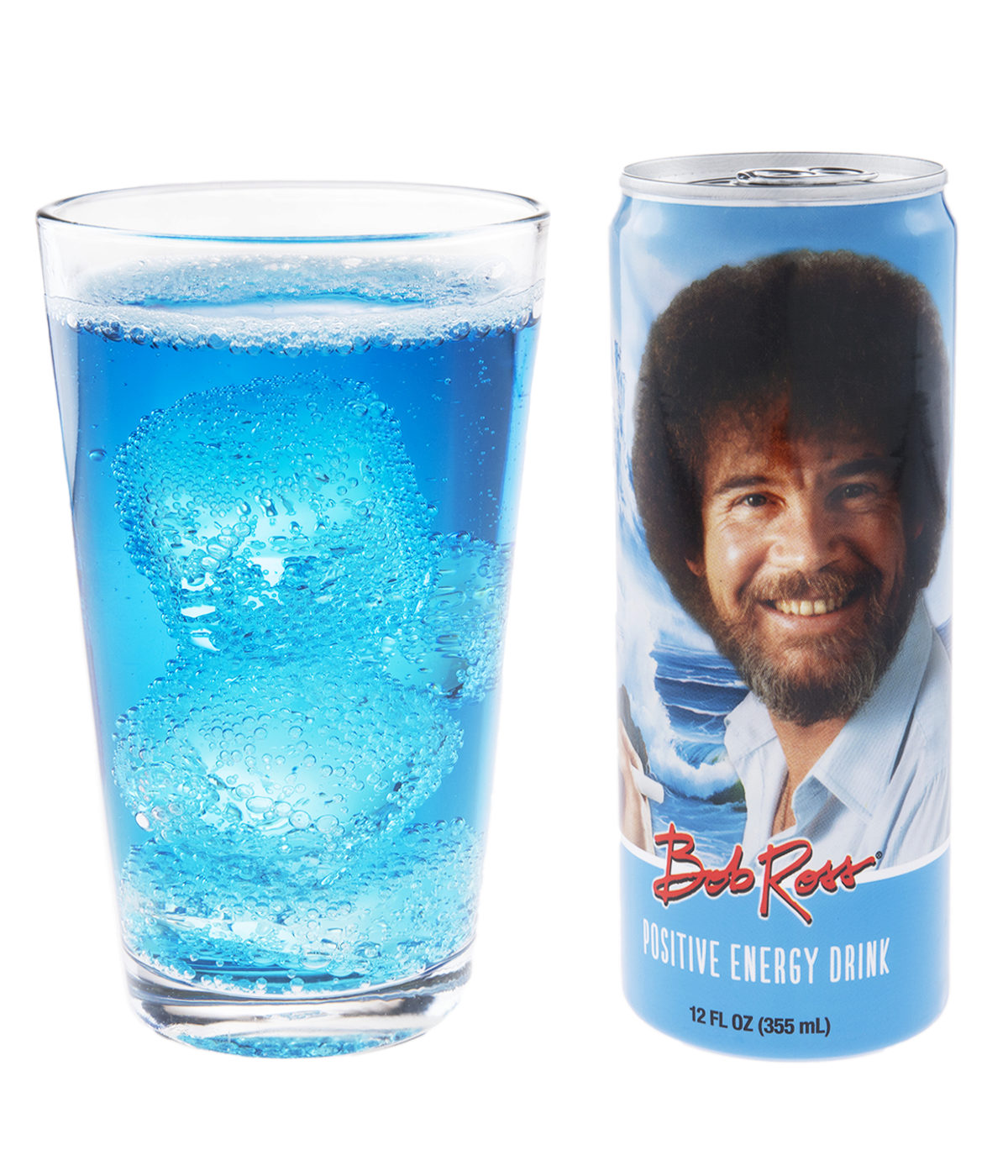 Bob Ross Positive Energy Drink beauty shot