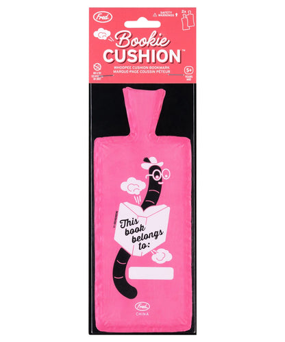 This rubber bookmark is shaped exactly like a miniature hilarious whoopee cushion, and it functions like one too.