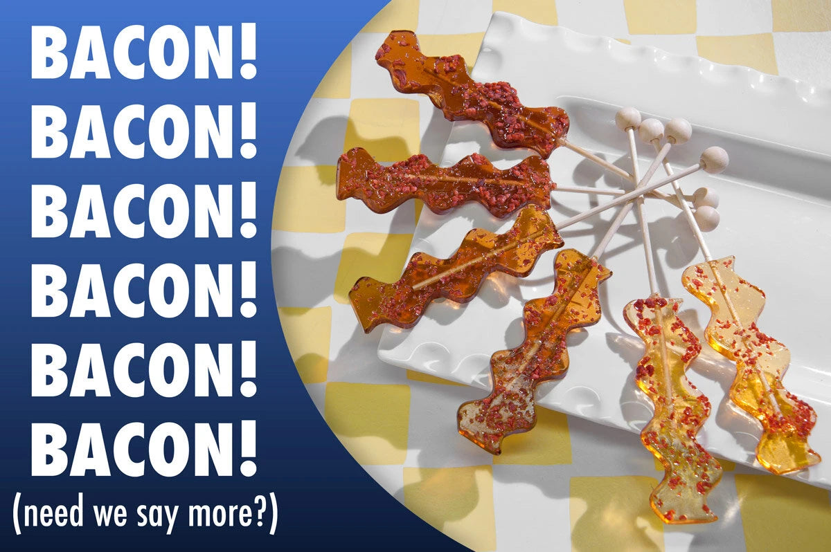 Bacon Lollipops. Yep, they're real and they're tasty.