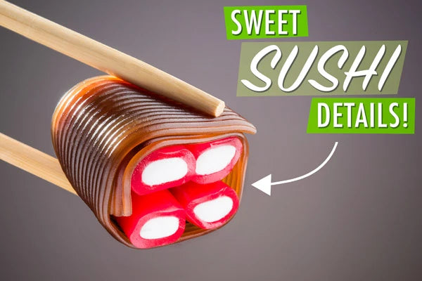 Candy Sushi captures the iconic look of a popular food with the taste of delicious candy.