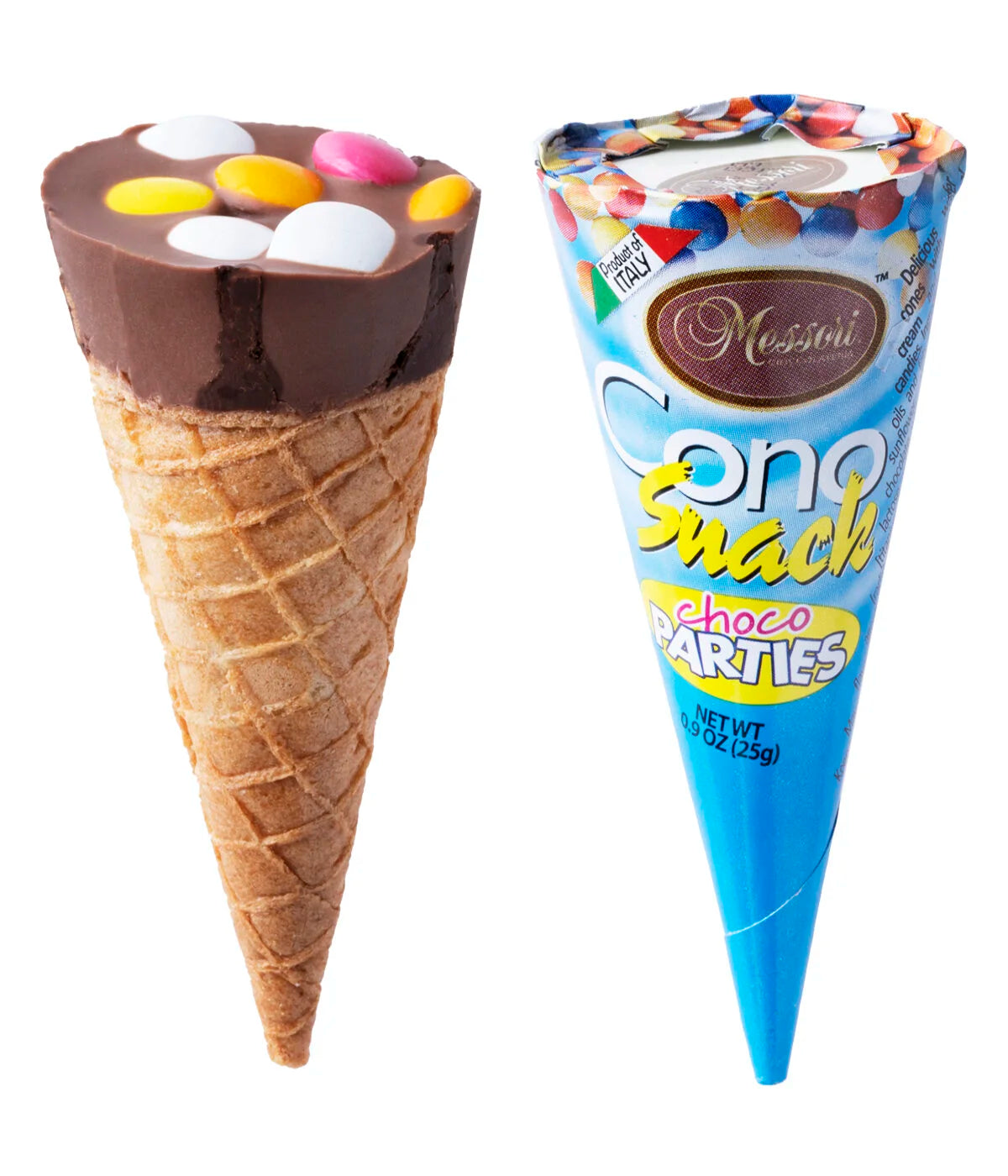 Candy-filled Waffle Cones-M&amp;M Flavor beauty shot