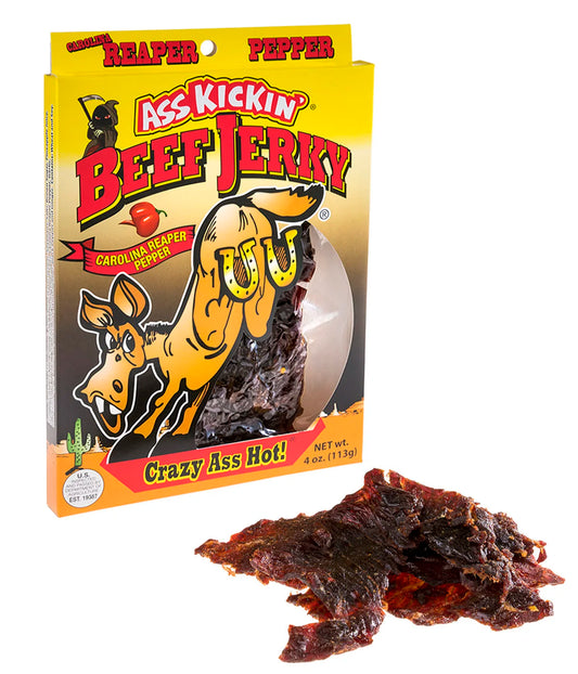 Carolina Reaper Beef Jerky beauty shot