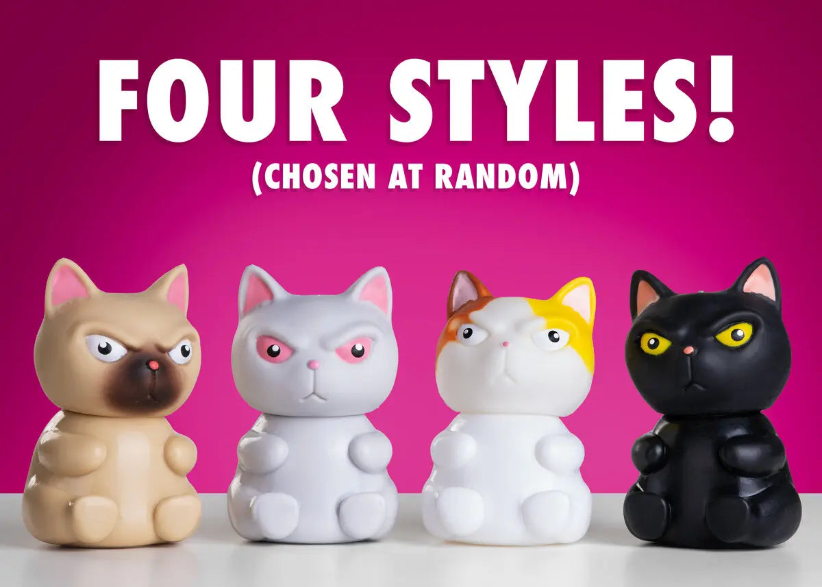Available in tan, white, calico, and black, each Puff-Up Pal is chosen at random. 