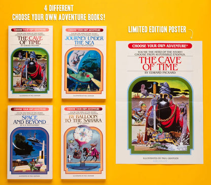 The box set includes the four original titles plus a limited edition poster.