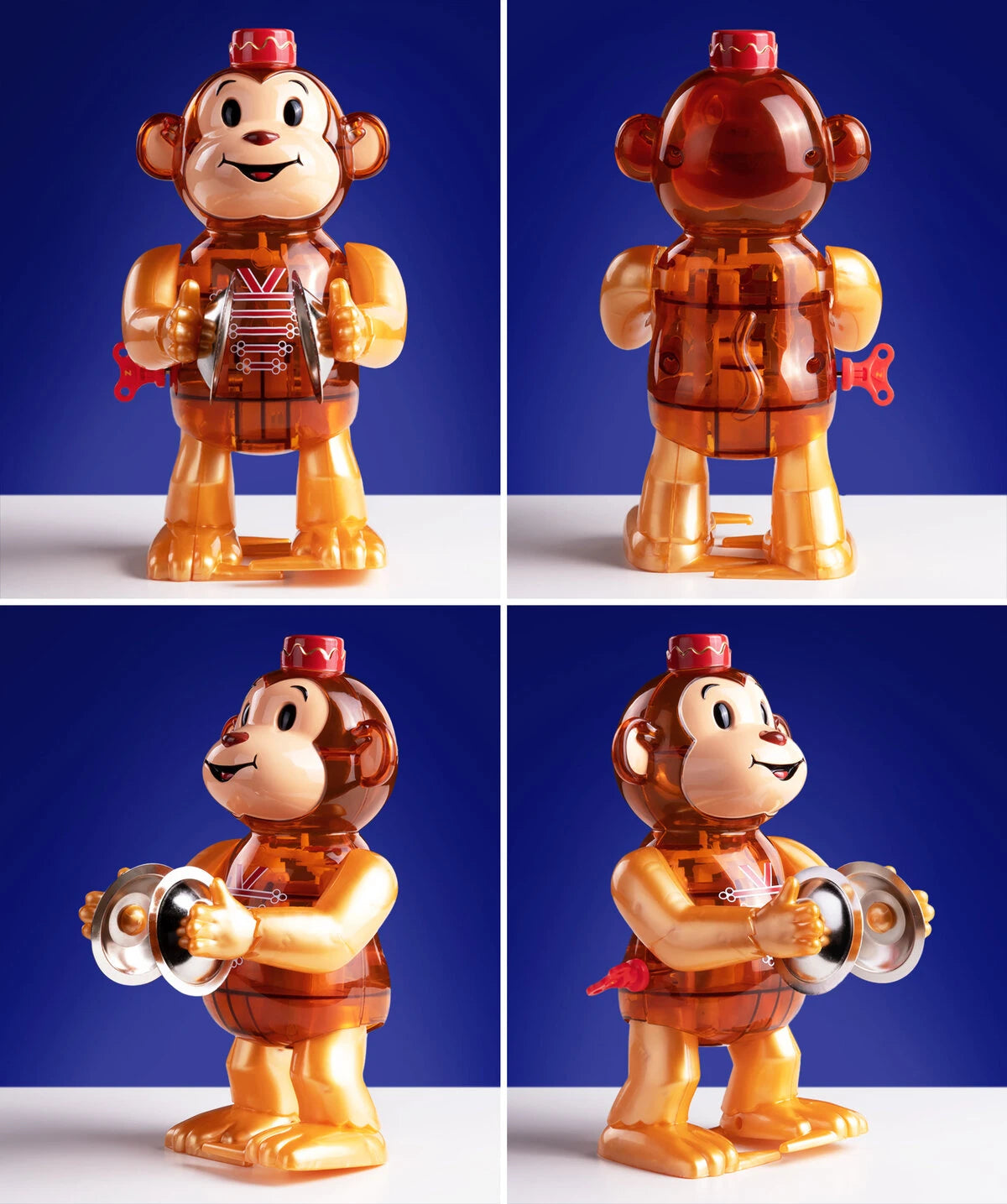 His eight inch-tall, jumbo frame makes him an eye-catching conversation piece.