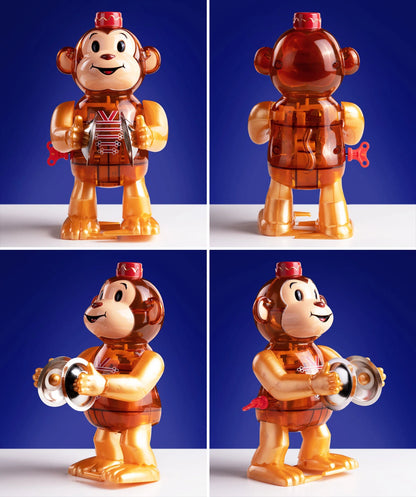 His eight inch-tall, jumbo frame makes him an eye-catching conversation piece.