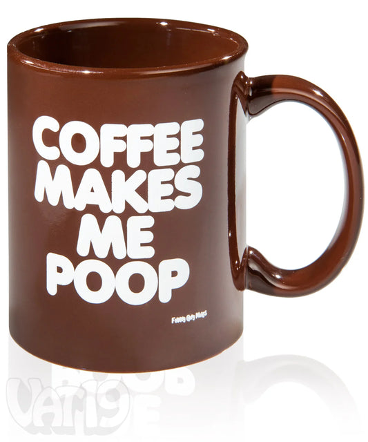 Coffee Makes Me Poop Mug beauty shot