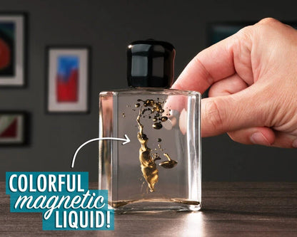 Ferrofluid is an astonishing liquid that reacts in amazing ways in the presence of a magnetic field.