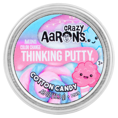 Color-changing putty inspired by cotton candy.