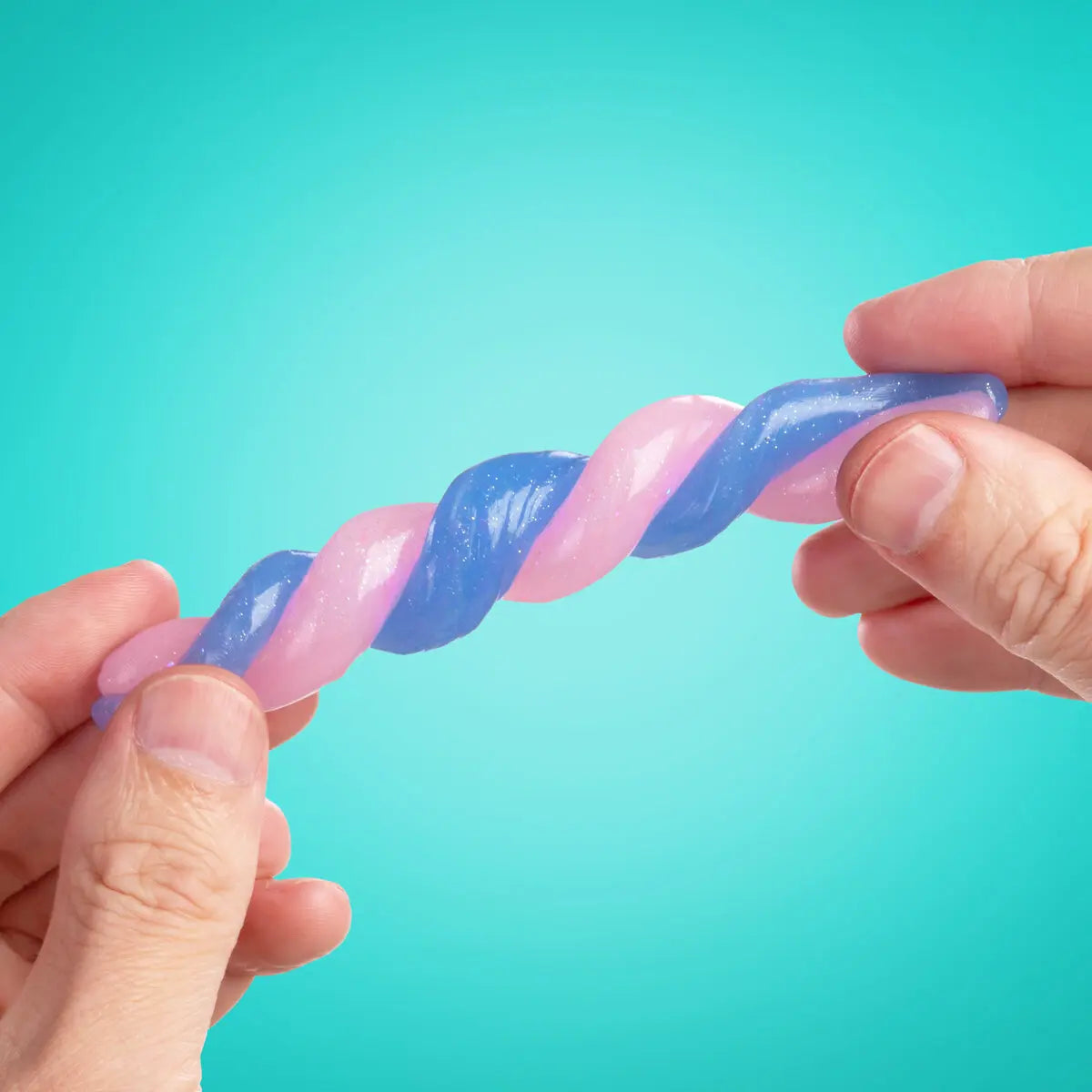 This temperature-sensitive putty changes from blue to pink with just the heat from your hands.