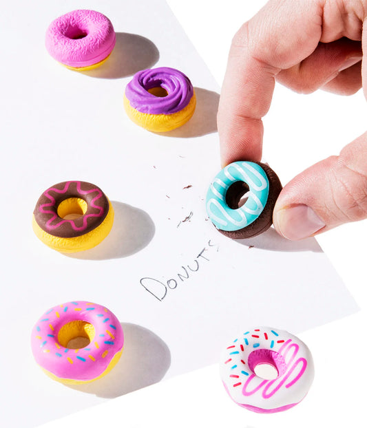 Donut Pencil Erasers beauty shot