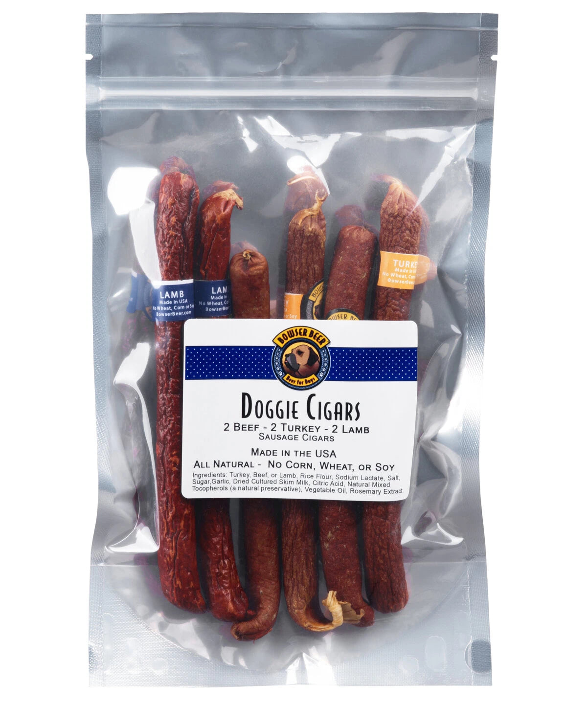 All-natural, with no corn, wheat, or soy. Made in the USA.